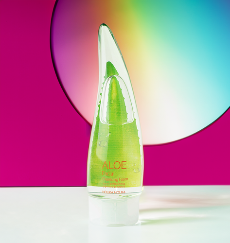 Пенка для лица HOLIKA HOLIKA Aloe очищающая, 150мл, крупный план