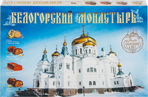 Набор конфет КФ ПЕРМСКАЯ Белогорский монастырь, 355г, изображение