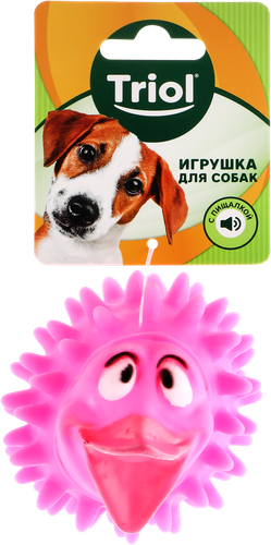 Игрушка для собак TRIOL Мяч-утка винил, 85мм, фото