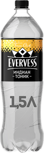 Напиток EVERVESS Тоник Индиан Тоник сильногазированный, 1.5л, фотография