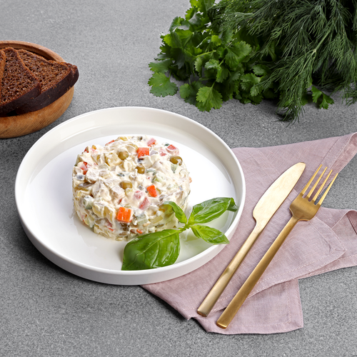 Салат Столичный ЛЕНТА FRESH, 200г, детальное фото