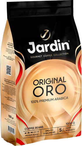 Кофе зерновой JARDIN Ориджинал оро жареный, 1кг, детальное фото