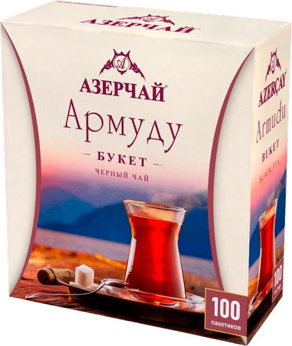 Чай черный АЗЕРЧАЙ Армуду Букет, 100пак, фото
