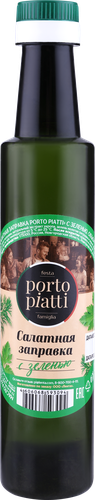 Заправка салатная PORTO PIATTI с зеленью, 250мл, вид