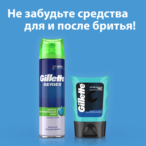 Кассеты сменные для бритья GILLETTE Mach3 Turbo, 4шт, фото