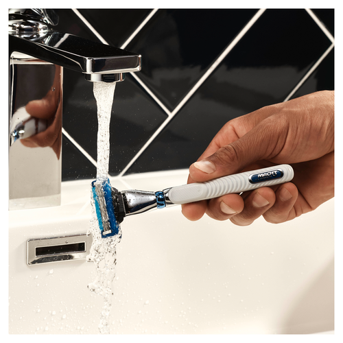 Кассеты сменные для бритья GILLETTE Mach3 Turbo, 4шт, изображение