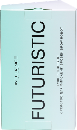 Набор подарочный женский INFLUENCE BEAUTY Тушь Futuristic+Средство для фиксации бровей Brow Robot, фотография