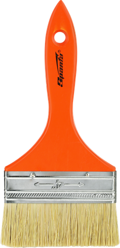 Кисть плоская SPARTA Slimline 4" (100мм), с натуральной щетиной и деревянной ручкой, Арт. 824455, фото
