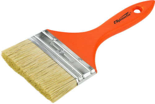 Кисть плоская SPARTA Slimline 4" (100мм), с натуральной щетиной и деревянной ручкой, Арт. 824455, изображение