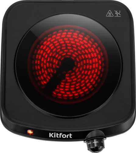 Плита инфракрасная KITFORT 1150Вт, вид