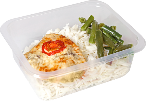 Мясо По-французски с рисом, 250г, детальное фото