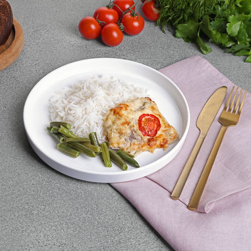 Мясо По-французски с рисом, 250г, картинка