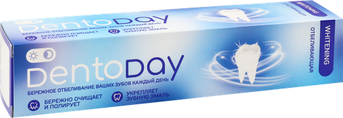 Зубная паста DENTODAY Отбеливающая, 75мл, вид