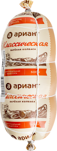 Колбаса вареная АРИАНТ Классическая, 500г, вид