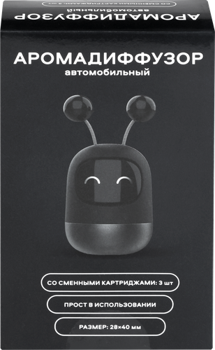 Аромадиффузор автомобильный ALIEN со сменными картриджами 3шт, Арт. 2012004, фотография