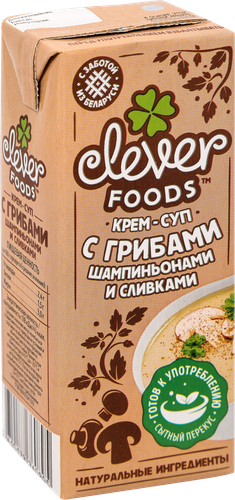 Крем-суп Овощной с шампиньонами и сливками, 200мл, вид