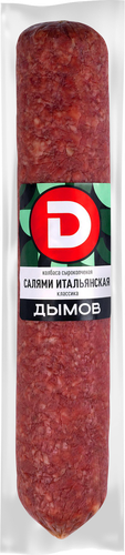 Колбаса сырокопченая ДЫМОВ Салями Итальянская классика, весовая, фото