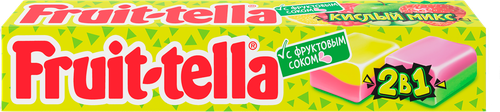 Конфета жевательная FRUIT-TELLA Кислый микс, 41г, фото
