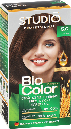 Краска для волос STUDIO Biocolor 5.0 Русый, 115мл, картинка