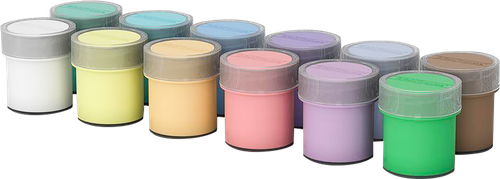 Гуашь ERICHKRAUSE Jolly Friends Pastel, 12 цветов по 20мл, вид