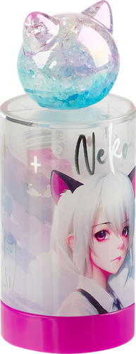 Точилка MESHU Neko, пластиковая, 1 отверстие, в ассортименте, изображение