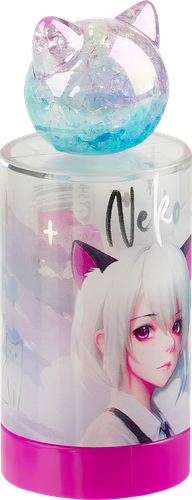Точилка MESHU Neko, пластиковая, 1 отверстие, в ассортименте, картинка