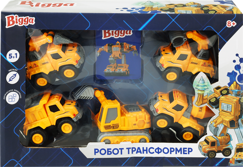 Игрушка BIGGA Робот-трансформер 5в1, Арт. HW0783-365, фотография