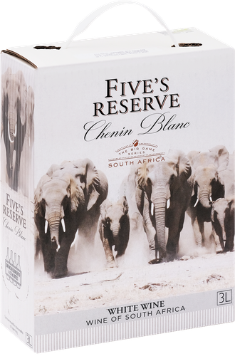 Вино FIVE'S RESERVE Сhenin Blanc белое сухое, 3л, фото