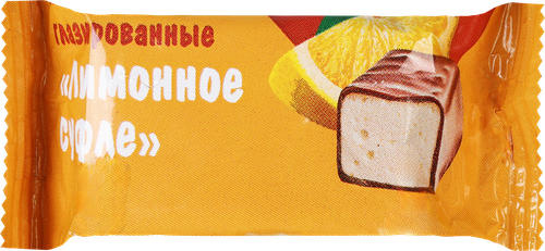 Конфеты ВЫБОР СЕМЬИ Лимонное суфле со сбивными корпусами, весовые, крупный план