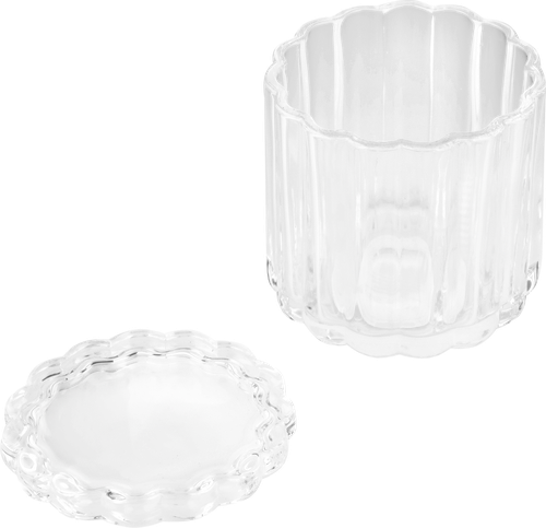 Емкость для хранения HOMECLUB Crystal стекло, Арт. SH-C4, крупный план