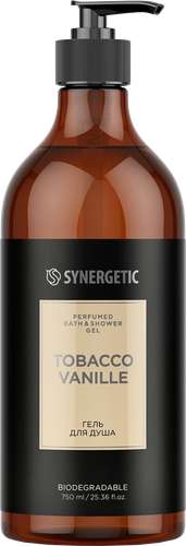 Гель для душа SYNERGETIC Tobacco-vanille Табак-ваниль, 750мл, фотография