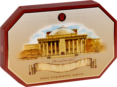 Набор конфет ШФ НОВОСИБИРСКАЯ Мой любимый город, 720г, крупный план