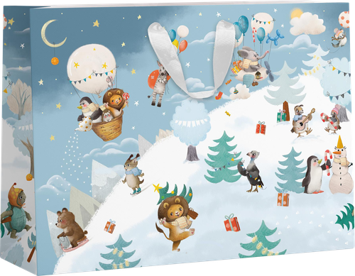 Пакет подарочный CITY HOME TRADE Christmas Kids 36х48х15см, детальное фото