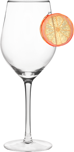 Бокал SWENSA Spritz, прозрачный, стекло, вставка ПВХ, 600мл, Арт. SWKN-G008, крупный план