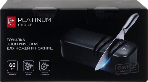 Точилка для ножей/ножниц PLATINUM CHOICE электрическая, 60Вт, Арт. SPN01, детальное фото