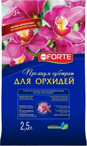 Субстрат для орхидей BONA FORTE, Арт. 41121462, 2,5л, фотография