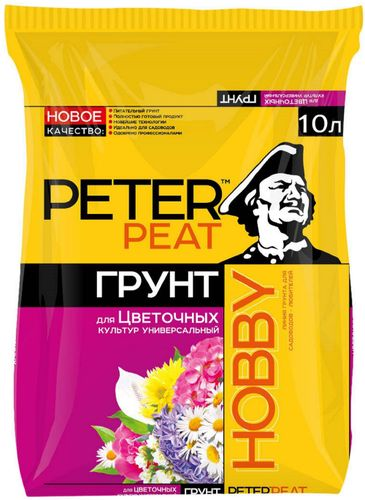 Грунт Хобби для декоративно-цветущих, 10л, картинка