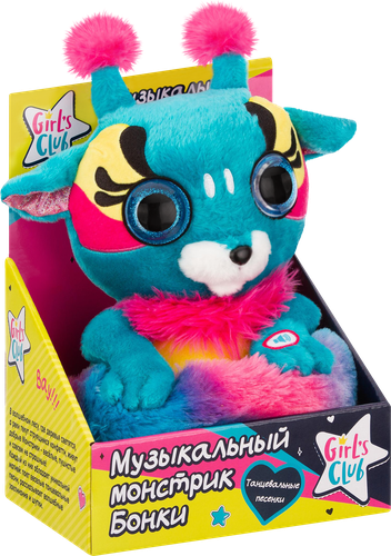 Игрушка GIRL'S CLUB Монстрик 26см, веселые песенки и фразы, Арт. IT110930-IT110932, детальное фото