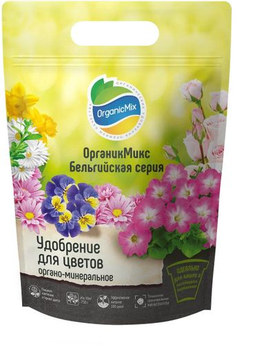 ОрганикМикс Удобрение Для Цветов Бельгийская серия 750 г, картинка