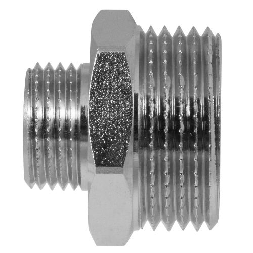 Ниппель - переходник (бочонок) 1" х 1/2" н/н MPF, картинка
