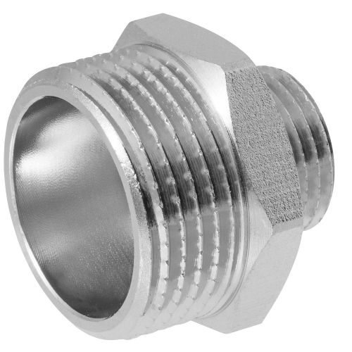 Ниппель - переходник (бочонок) 1" х 1/2" н/н MPF, фотография
