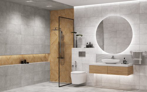 Декор GLOBAL TILE Urban бежевый 30x60 см 1,62 м², картинка