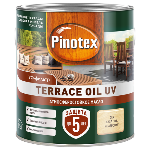 Масло Omnitex Terrace Oil UV прозрачная BC 2,5 л, фотография