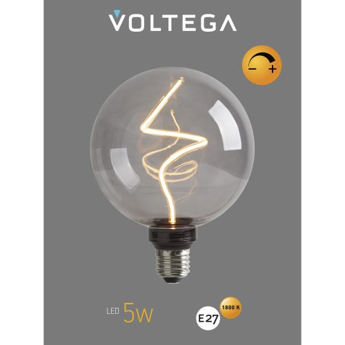 Лампочка Voltega 8559 164x125x125 световой поток 220 Лм цветовая температура 1800 К., детальное фото