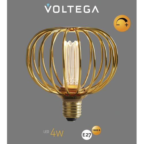 Лампочка Voltega 8567 130x125x125 световой поток 220 Лм цветовая температура 1800 К., детальное фото