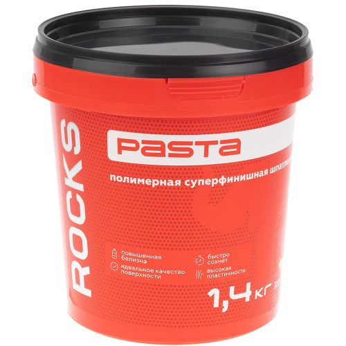 Шпатлевка полимерная суперфинишная Rocks PASTA 1,4 кг, изображение