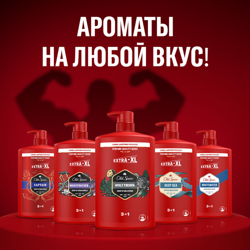 Гель для душа+Шампунь OLD SPICE Wolfthorn, 1000мл, изображение