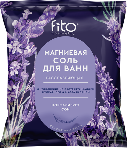 Соль для ванн ELIXIRICA Магниевая расслабляющая, 500г, вид