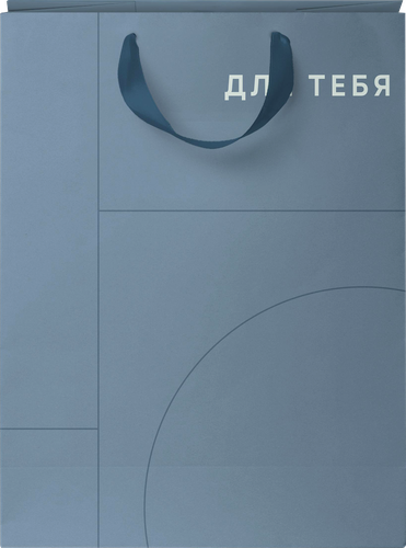 Пакет подарочный CITY HOME TRADE Basic Men 14,6х11,4х6,4см, 1шт, крупный план