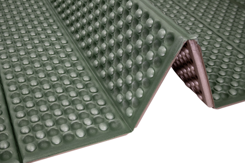 Коврик туристический складной ACTIWELL 179х59х1,5см, коричневый/хаки, вид